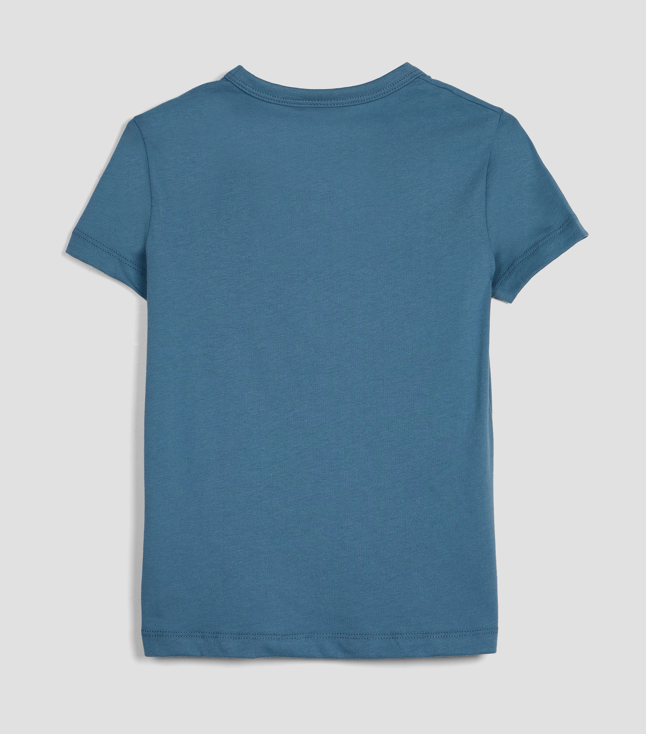 Playera cuello redondo manga corta con estampado Niña